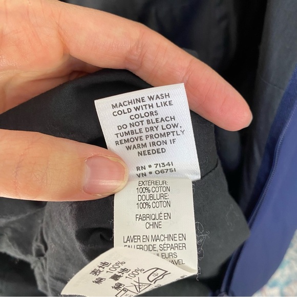 LL Bean Sz 6 Navy Blue Cotton Poplin Midi Sleeveless Pleated Dress Pockets - Picture 13 of 16